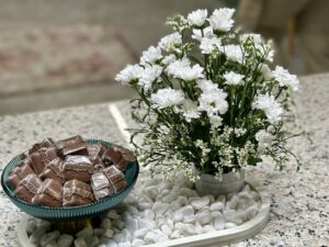 تهاني العيد المزهرة